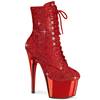Pleaser - ADORE1020CHRS Bottes de plateforme - Rouge Product image